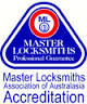 Master Locksmiths Australasia Logo