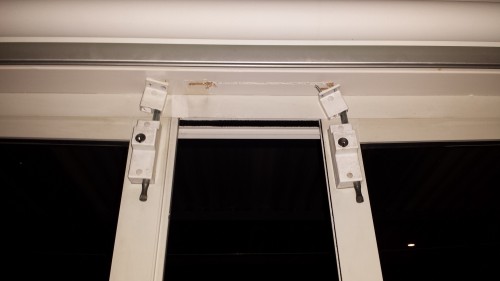 Sliding doors need locks at the top and the bottom if they are going to stop a break-in.